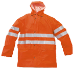 HI-VIZ EUROPEAN regnjakke med reflex