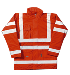 HI-VIZ CONTRAST WINTHER jakke med reflex