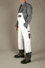 Peary overalls Varenr. BB 10108 White 01 . Str. 46-68