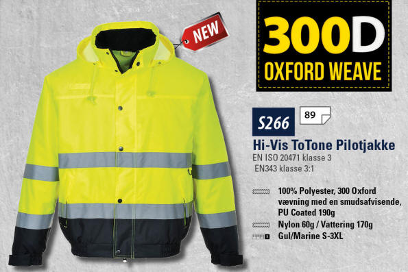 High-Vis garments - Tone i tone Pilotjakker og veste - klik p� billedet og se mere.