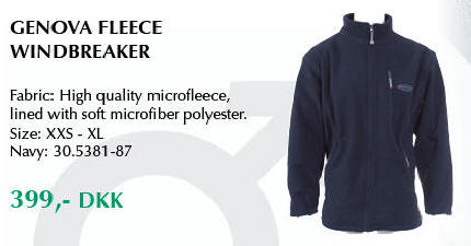 Genova fleece windbreaker