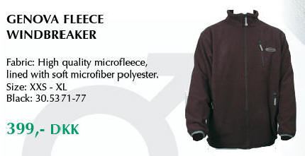 Genova fleece windbreaker