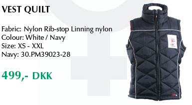 Quiltet vest