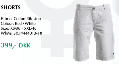 Hvide shorts