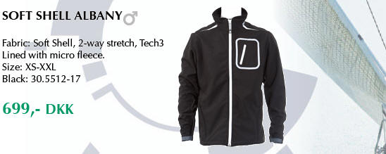 Softshell Albany sejlerjakke
