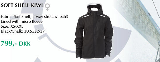 Softshell jakke model Kiwi