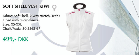 Softshell vest model Kiwi
