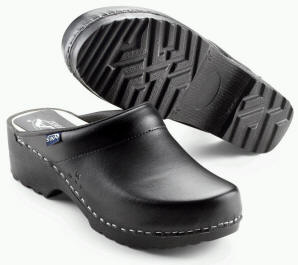 Dess.: 148 Traditionel. Robust tøffel træsko