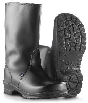 Dess.: 61 Comfort. Robust træskostøvle med bred pasform og foer