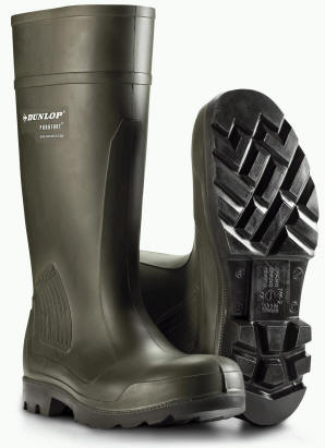 Dess.: 462933 Purofort. Let, slidstærk og komfortabel gummistøvle