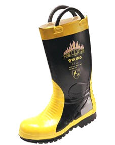 Model: 8643 - Firefighter&nbsp;-&nbsp;Viking - gummist�vle i flamme- og varmeresistent nitrilgummi