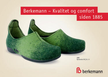 Berkemann hjemmesko i filt, model LARA