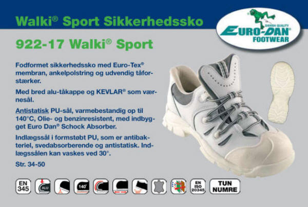 Walki Sport Sikkerhedssko 922-17