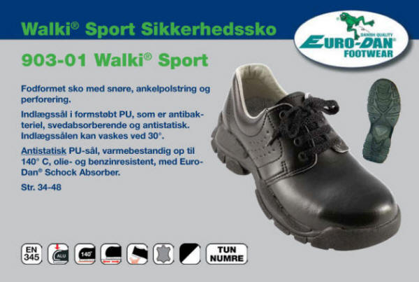 Walki Sport Sikkerhedssko 903-01