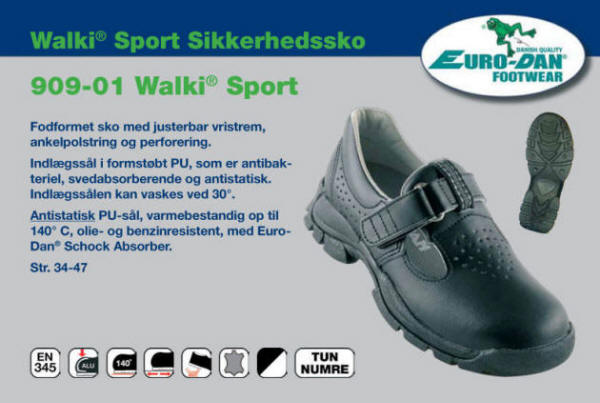 Walki Sport Sikkerhedssko 909-01