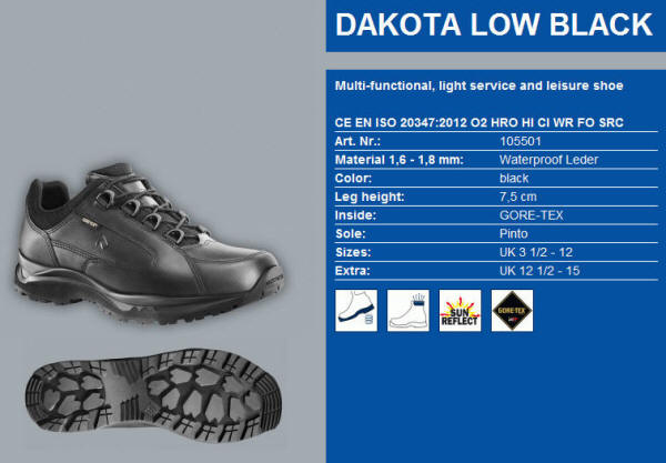 Dakota low black Art. Nr.: 105501
