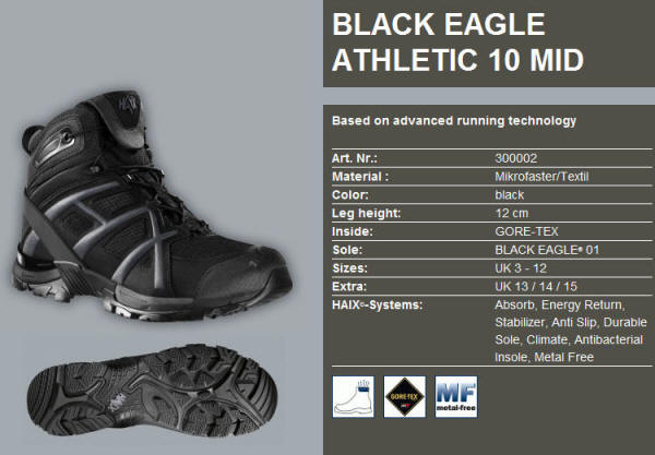 Black Eagle Athletic 10 Mid Art. Nr.: 300002