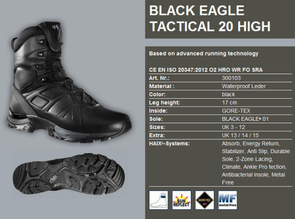 Black Eagle Tactical 20 High Art. Nr.: 300103