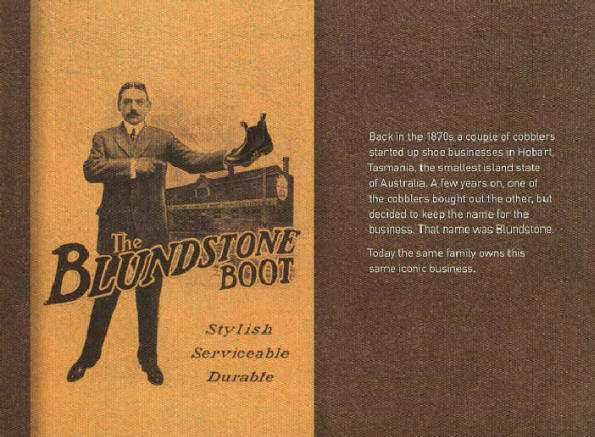 The Bluntstone Boot was created in 1870