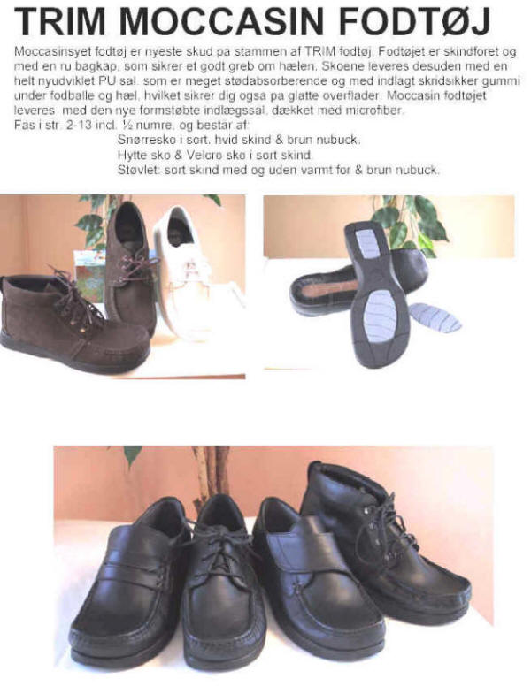 Trim moccasinfodtøj