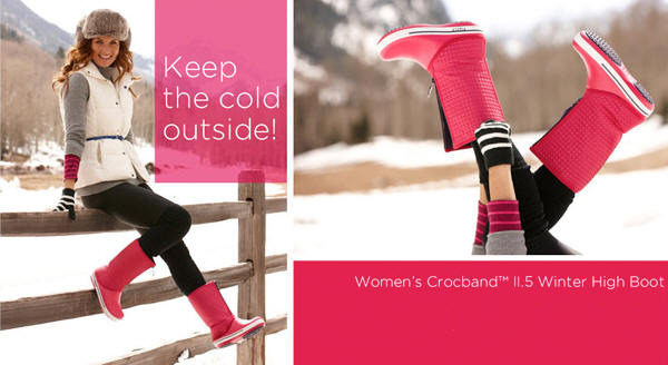 Crocs - keep the cold outside