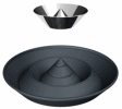 Rubber bowl, 30 cm.