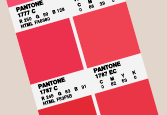 PANTONE color bridge viser alle PANTONE-farver og nærmeste CMYK-simulering samt RGB og HTML-værdier