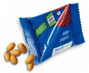 Nødder, snacks eller andet, efter opgave. - Slik og andre søde sager - i et hav af varianter; Reklameslik.com