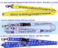 Logobnd i alverdens udgaver og til ethvert forml. Trykte og vvede logobnd og formskrede "zippers":