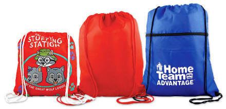 Dess.: 08310jia Promotion Backpacks med løbegang og snørelukning
