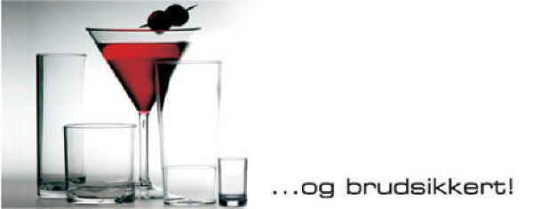 PERSO - Brudsikkert glas - med logo om ønsket