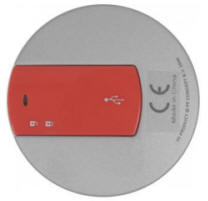 Dess.: 12303800 BLACK SOLID Circular memory stick black - navy - red