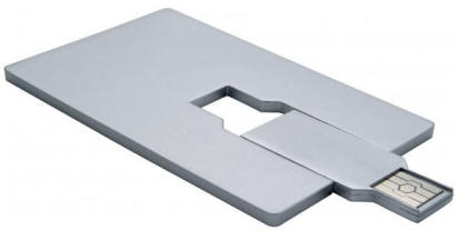 Dess.: 12304600 SILVER stick CREDIT CARD 512MB