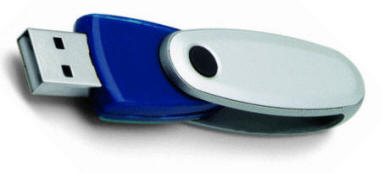 Dess: 12309700 Rotating USB stick 256MB - i GB - navy - black - red - orange