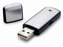 Dess.: 12303600 SILVER Alu SQ memo stick SILVER / BLACK SOLID