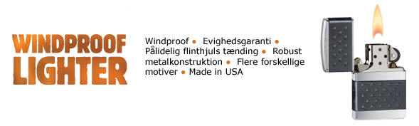 Zippo Outdoor - en del af Zippos standardprogram - hent kataloget her