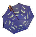 Paraply med dobbelt lags sk�rm. Sky. Specielt designet paraply med flad top.