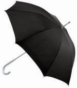 Paraply med stok og h�ndgreb i aluminium.