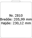 Formatet herunder er gengivet i halv størrelse - 2810