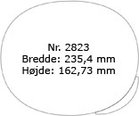 Formatet herunder er gengivet i halv størrelse - 2823