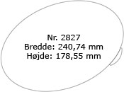 Formatet herunder er gengivet i halv størrelse - 2827