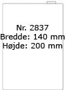 Formatet herunder er gengivet i halv størrelse - 2837