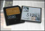 CompactFlash Memory cards og SmartMedia� card. Memory Disc, plug and play. Sp�rg efter andre muligheder.