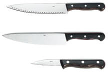 Knivs�ttet best�r af Br�dkniv, Lille Kokkekniv og Urtekniv.