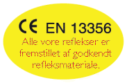 En hanger flger altid med - reflekterer p begge sider! Fastgres i jakkelommen eller lynlsen og hnges ud, nr det mrkner. Fremstillet i 3M - et hjreflekterende kvalitetsmateriale.