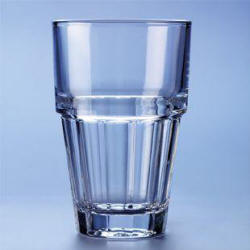 Atlas drikke- eller vandglas i støbt udgade - særdeles velegnet tryk tryk af slogan eller logo.