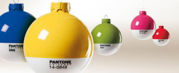 Pantone juletræskugler