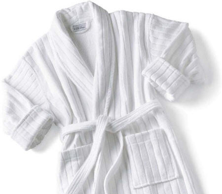 Terry bathrobe 400g/m� Reklamegaver i den bl�de ende - vaskeklude, h�ndkl�der - badelagner - plaids, etc..