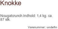Knokke - COCA producerer og udbyder eksklusive chokolader som standardl�sninger, og produceret eller pakket efter specifikke krav - i sm� og st�rre m�ngder.