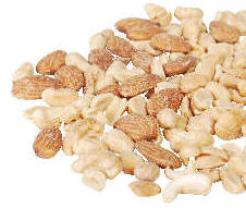 N�DDER, linser, rosiner, peanuts, kaffeb�nner og mandler fra Coca